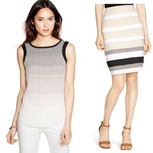 SALE NWT White House Black Market Sleeveless top and skirt